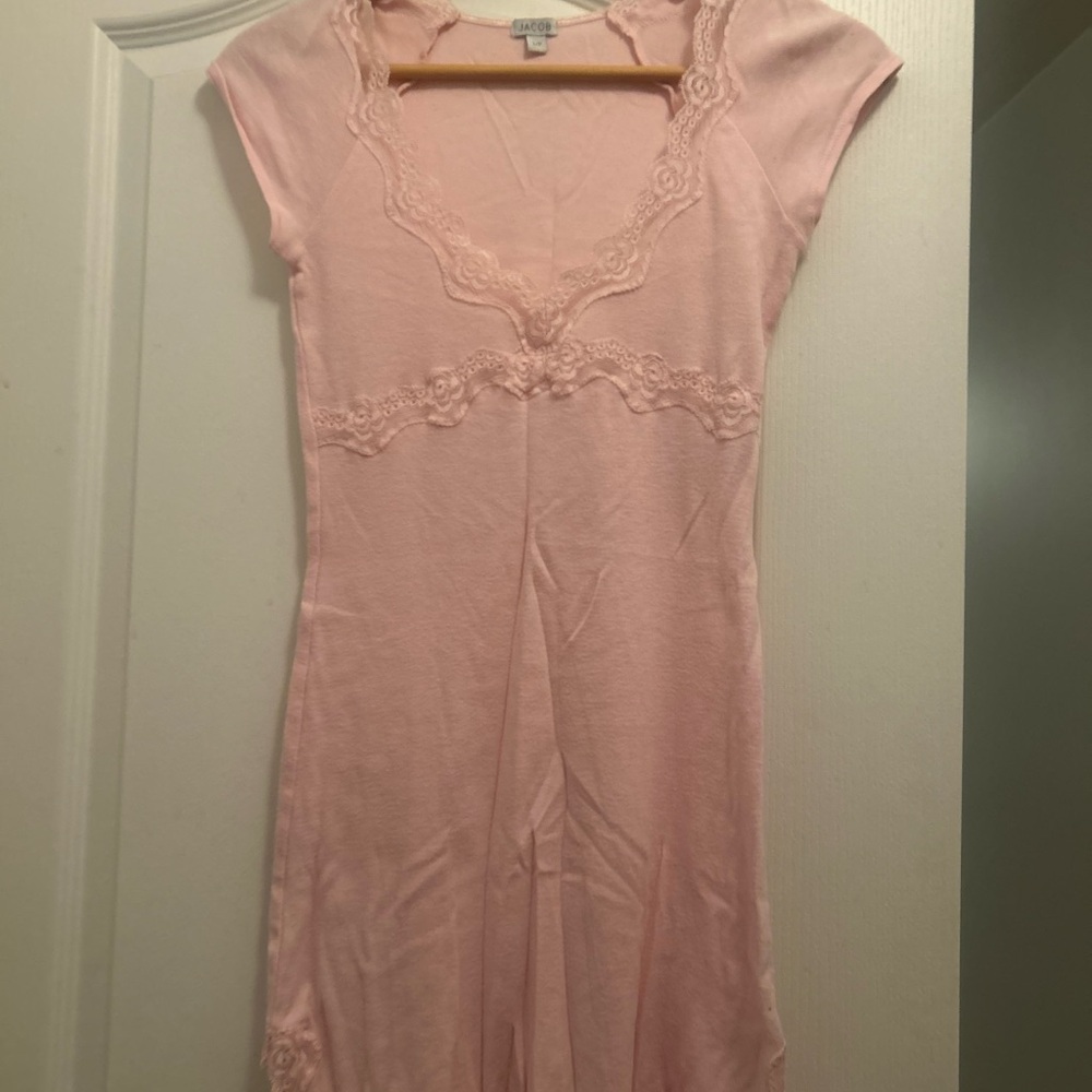 Jacob Pink Lace Chemise